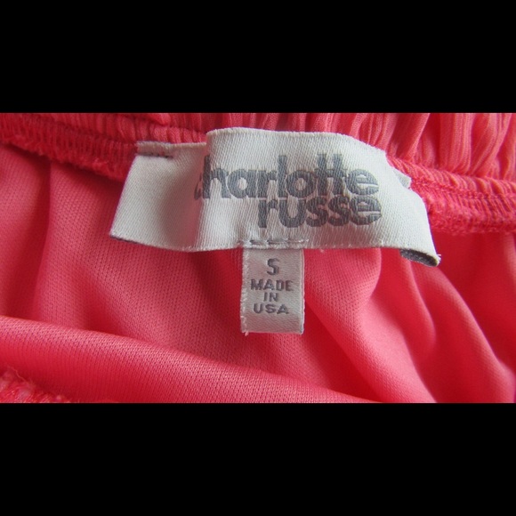 Pink Sheer High Low Skirt - Picture 5 of 6